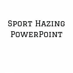 Sport Hazing PowerPoint